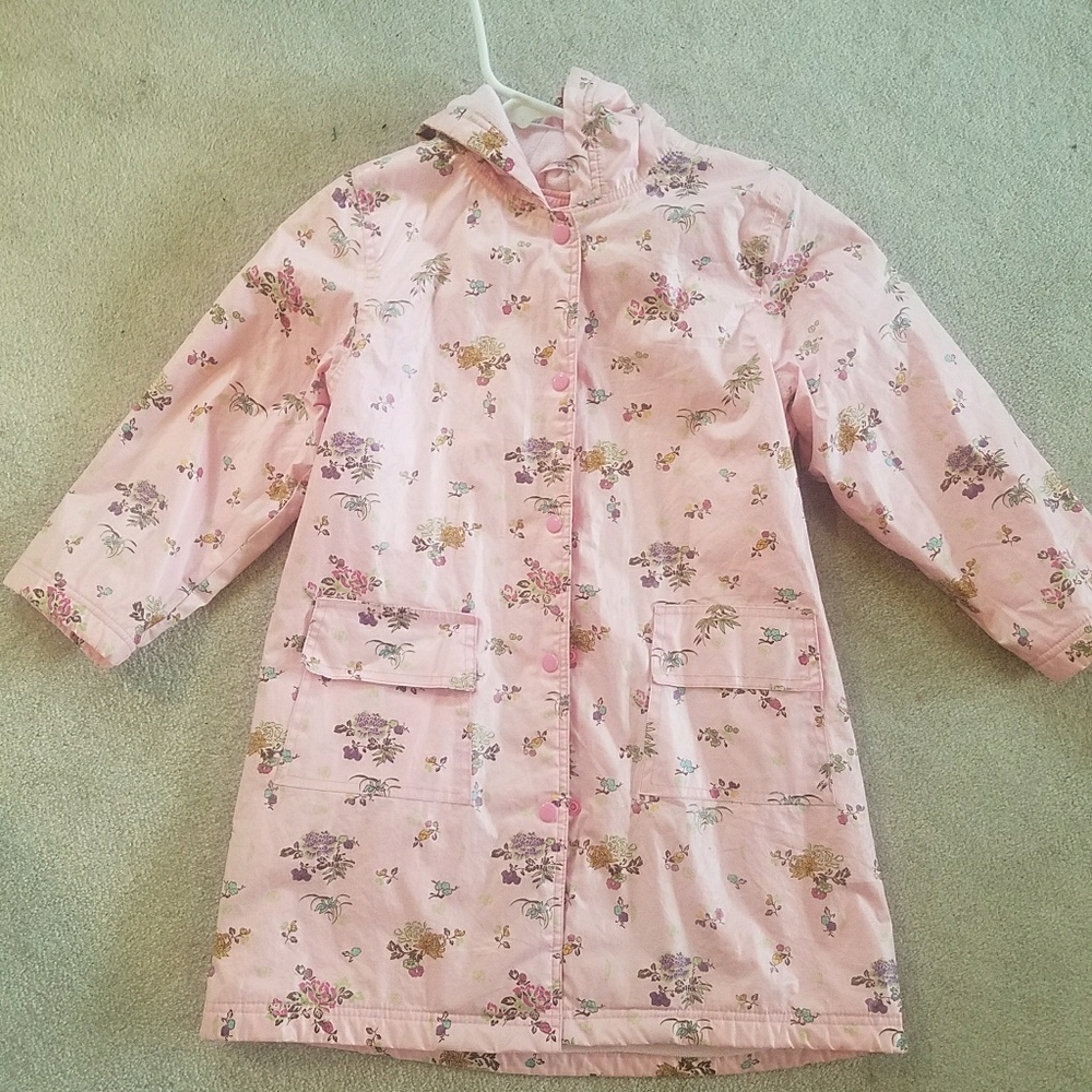 Floral Pink Raincoat